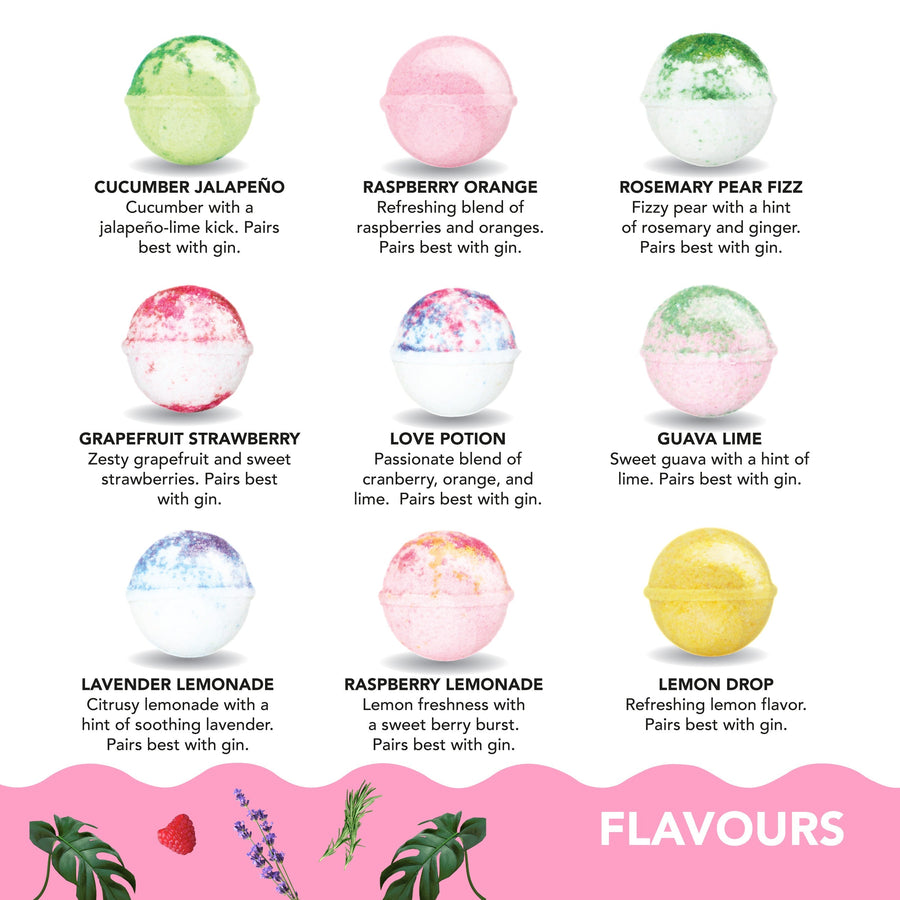 PACK DE GIN - BOMBES COCKTAIL