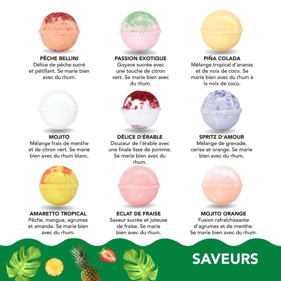 PACK DE RHUM - COCKTAIL BOMBS