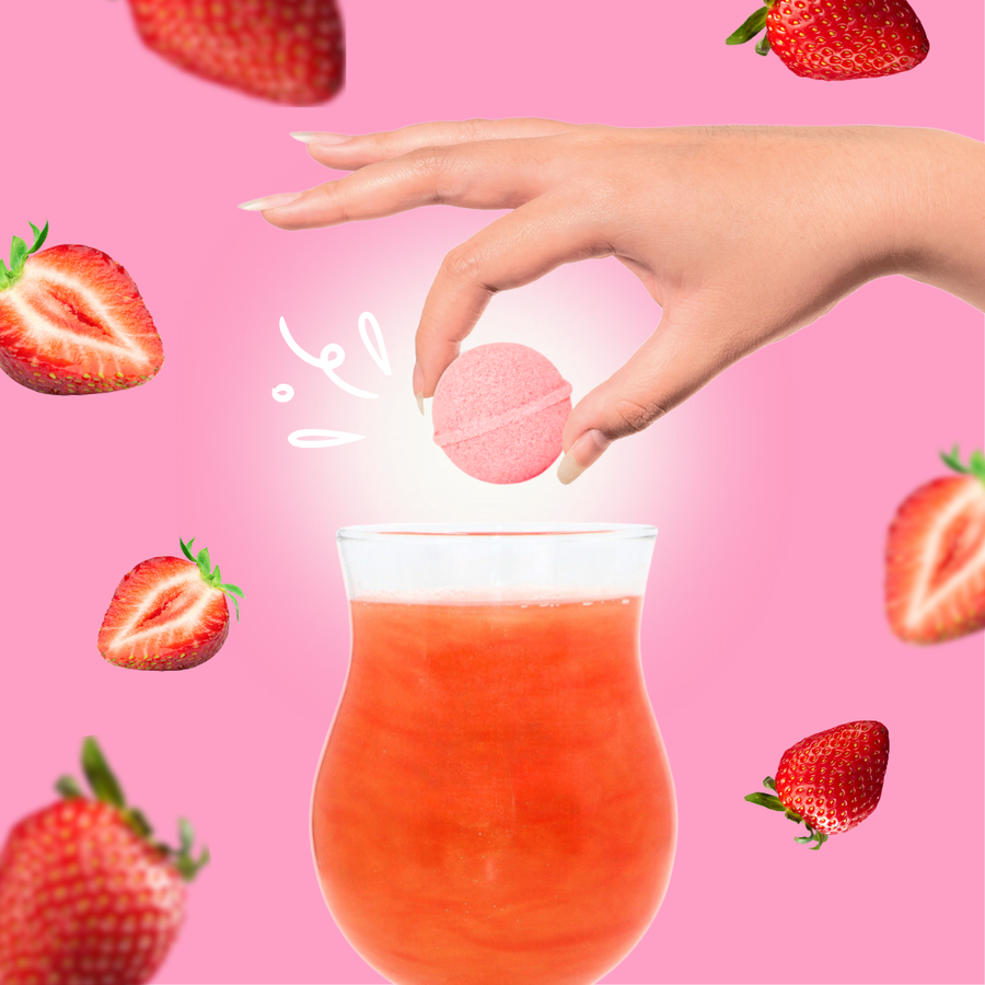 ÉCLAT DE FRAISE - BOMBE COCKTAIL