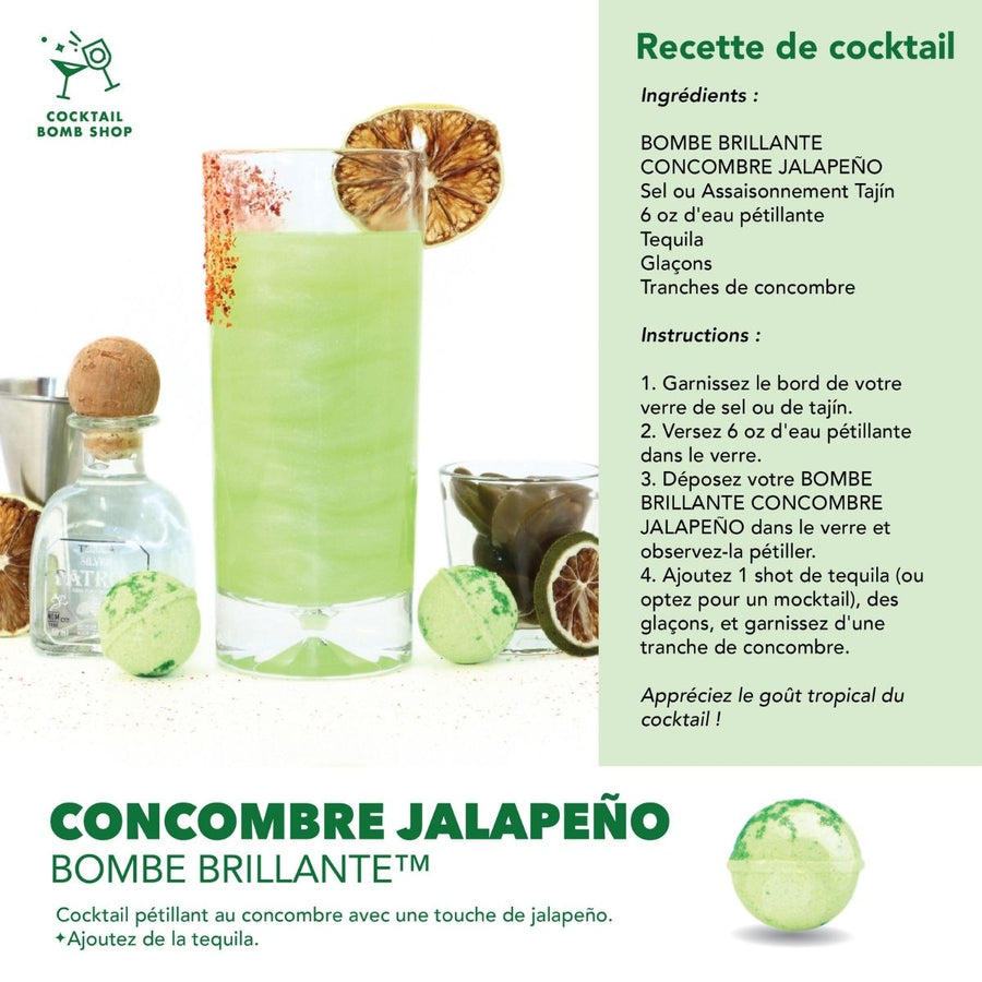 CONCOMBRE JALAPENO - BOMBE COCKTAIL