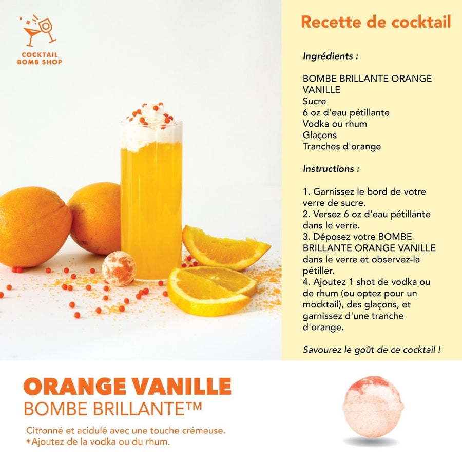 ORANGE VANILLE - BOMBE COCKTAIL
