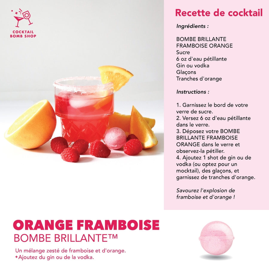 ORANGE FRAMBOISE - BOMBE COCKTAIL
