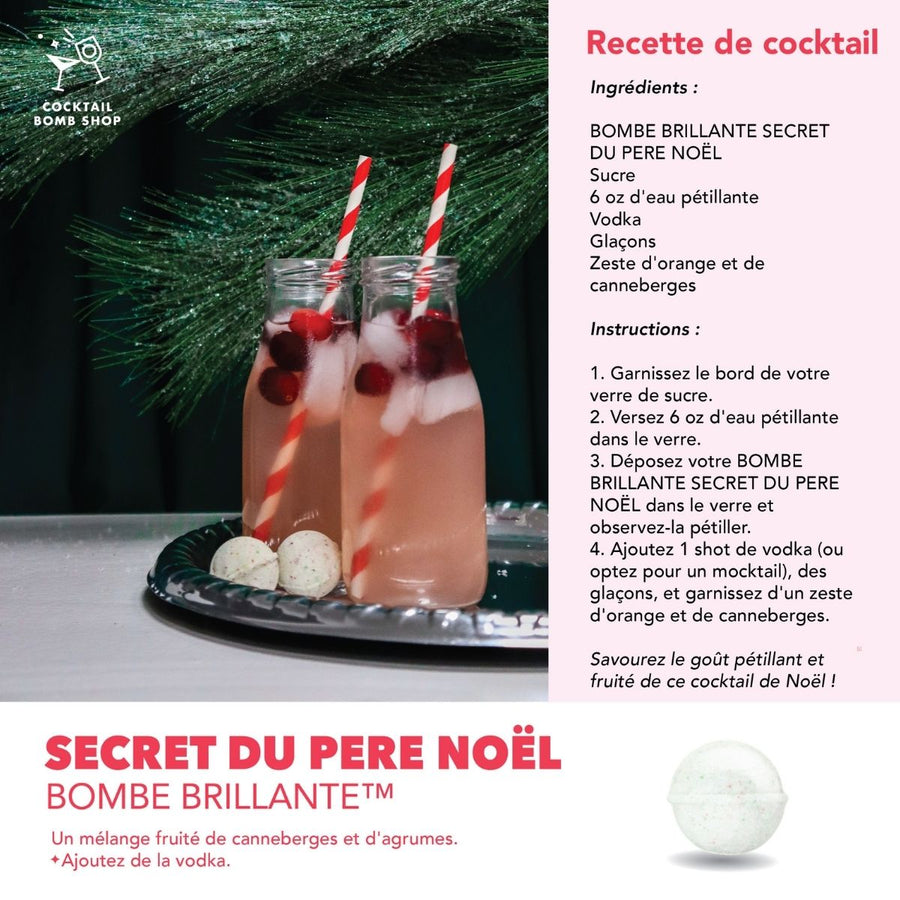 BOMBE BRILLANTE SECRET DU PERE NOËL