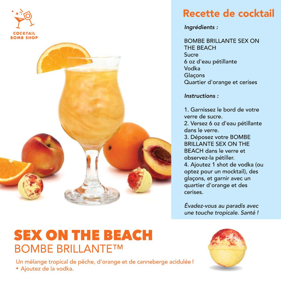 SEX ON THE BEACH - BOMBE COCKTAIL