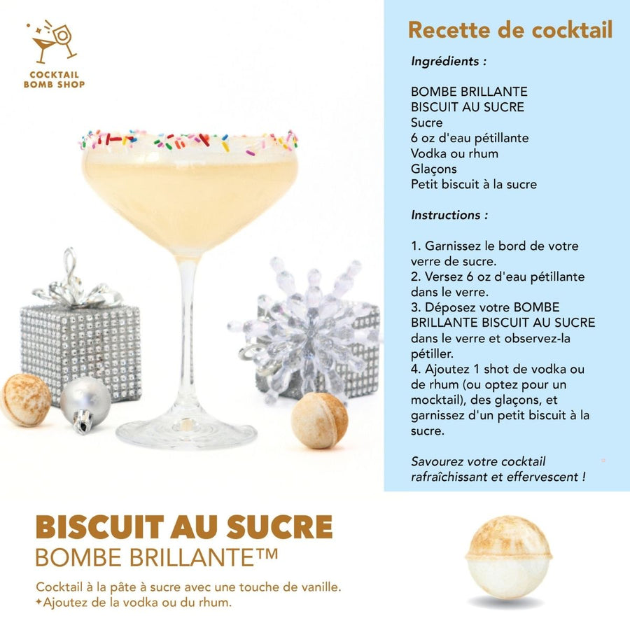 BISCUIT AU SUCRE - BOMBE COCKTAIL